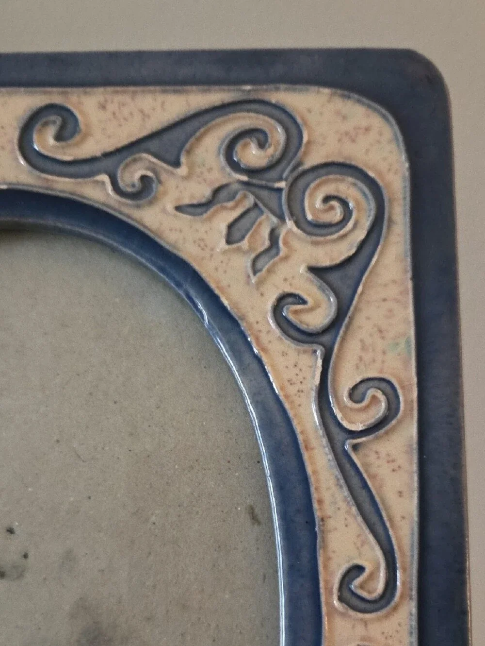 Ornate Ceramic Photo Frame